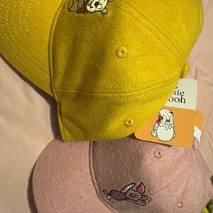 Disney Kids Caps - Yellow and Pink